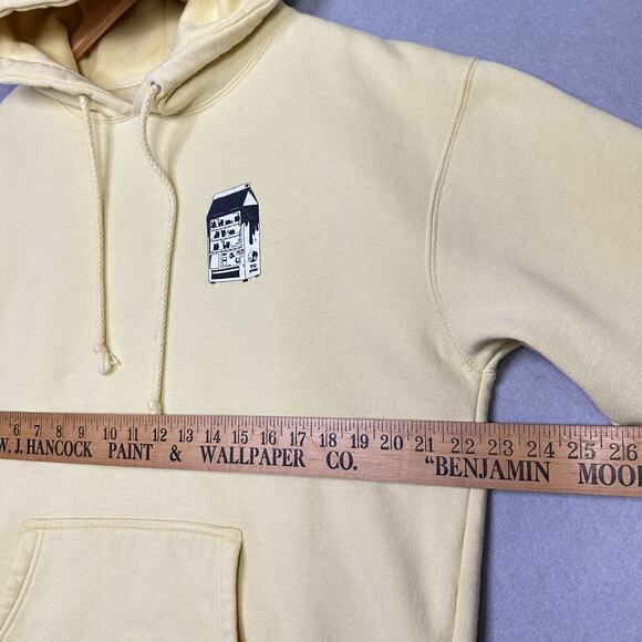 Apari Yellow Hoodie Year 3 Vending Machine Cat Girl Graphic Pullover Size M - Picture 7 of 8
